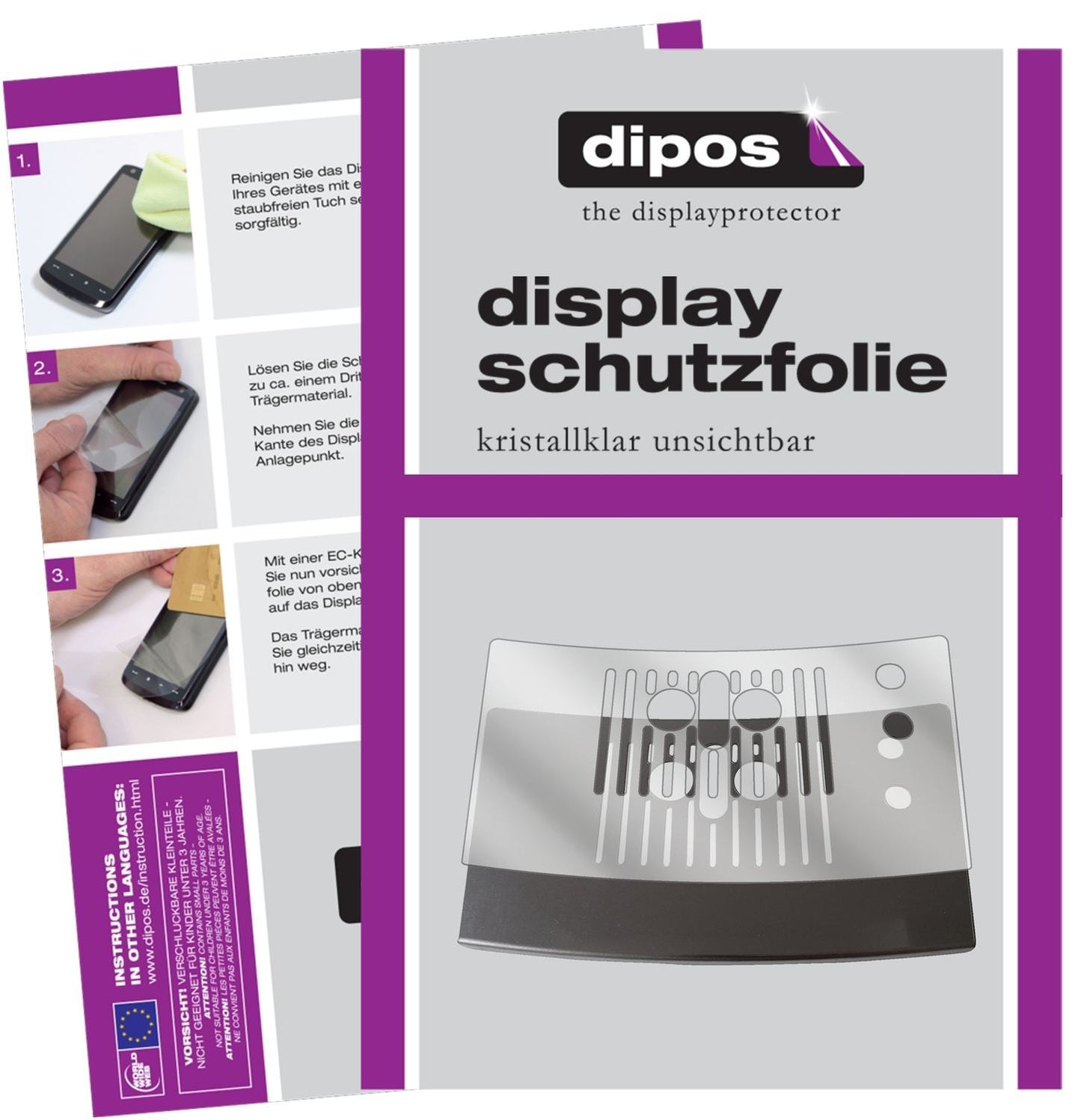 2x Schutzfolie klar für NIVONA NICR 757 Tropfblech (1)