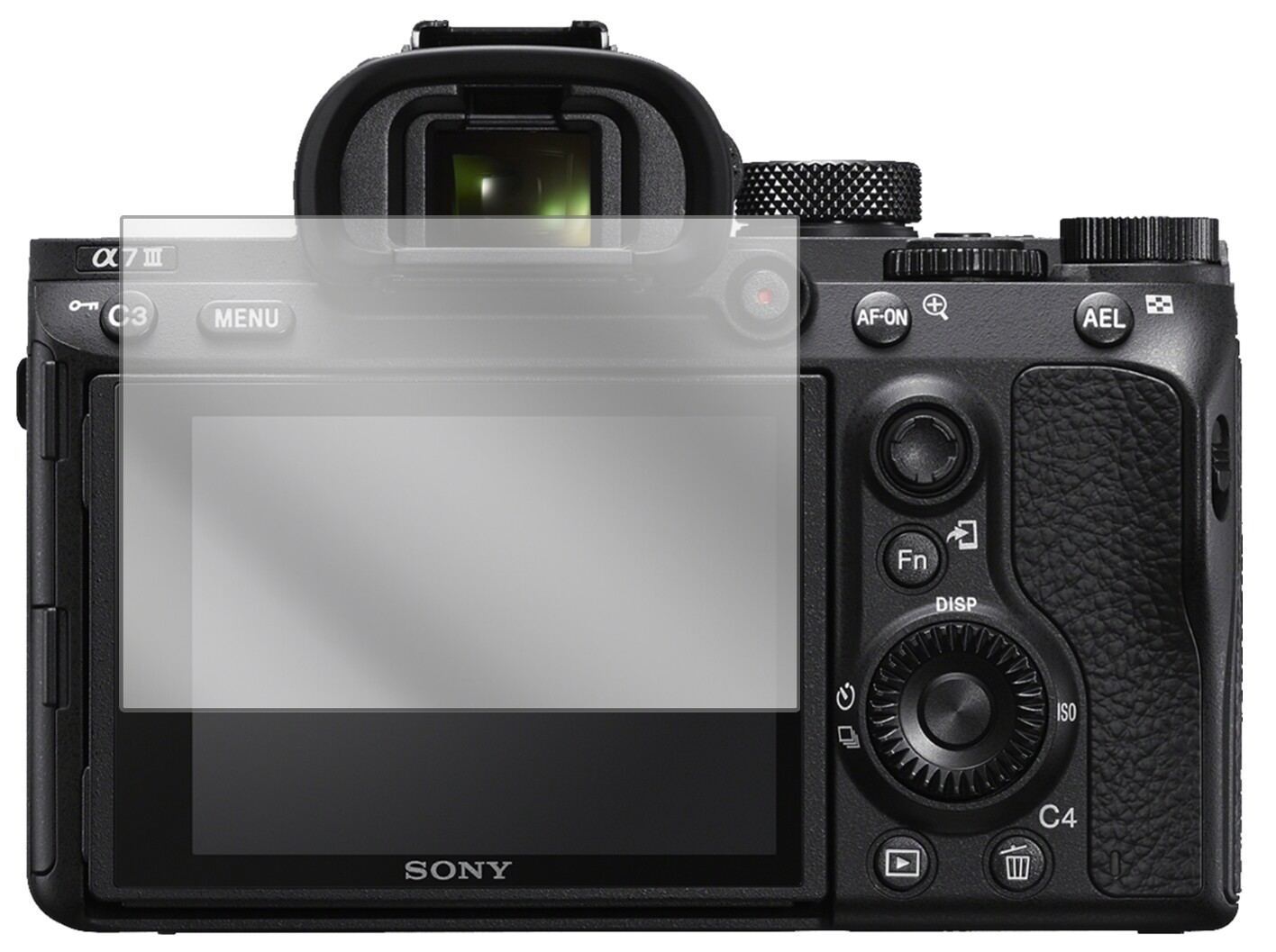 2x Schutzfolie klar für Sony Alpha 7C Display-Schu (2)