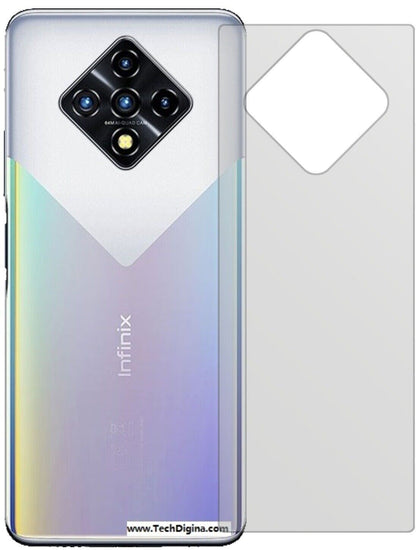 5x Schutzfolie matt für Infinix Zero 8 Rückseite D (2)