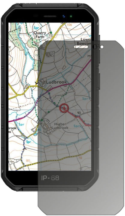 Blickschutzfolie für Ulefone Armor X7 Pro matt Sch (2)