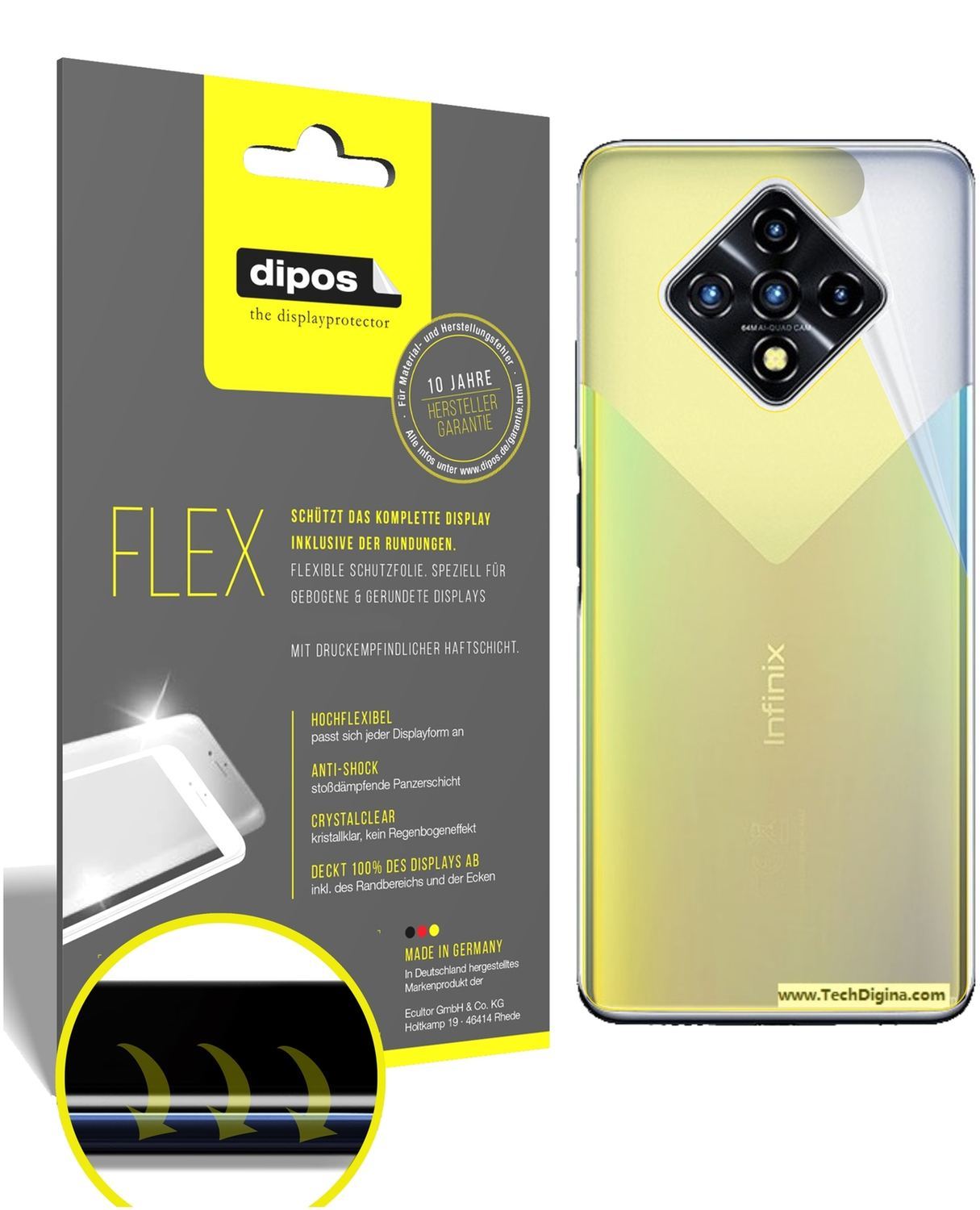 3x 3D Full Cover Schutzfolie für Infinix Zero 8 Rü (1)