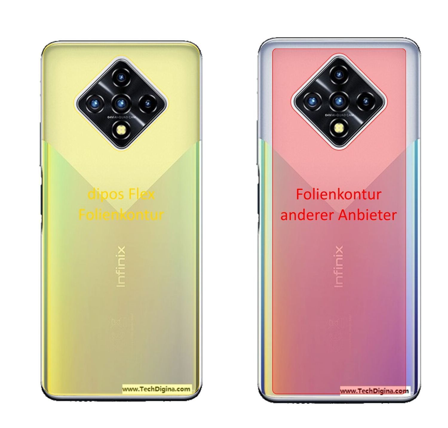 3x 3D Full Cover Schutzfolie für Infinix Zero 8 Rü (2)