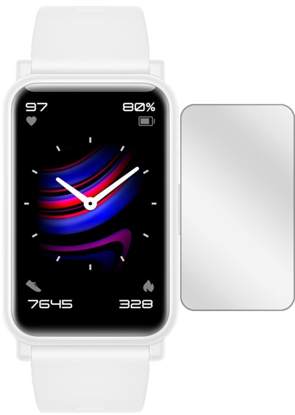 6x Schutzfolie klar für Honor Watch ES Display-Sch (2)