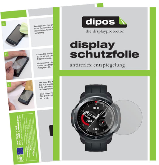 6x Schutzfolie matt für Honor GS Pro Smartwatch (4 (1)