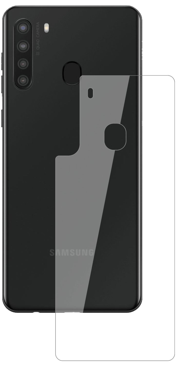2x 9H Schutzfolie für Samsung Galaxy A21 Rückseite (2)