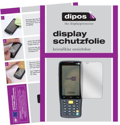 6x Schutzfolie klar für CipherLab RK25 Display-Sch (1)