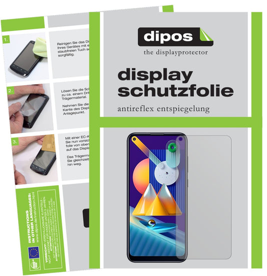 2x Schutzfolie matt für Samsung Galaxy M11 Display (1)