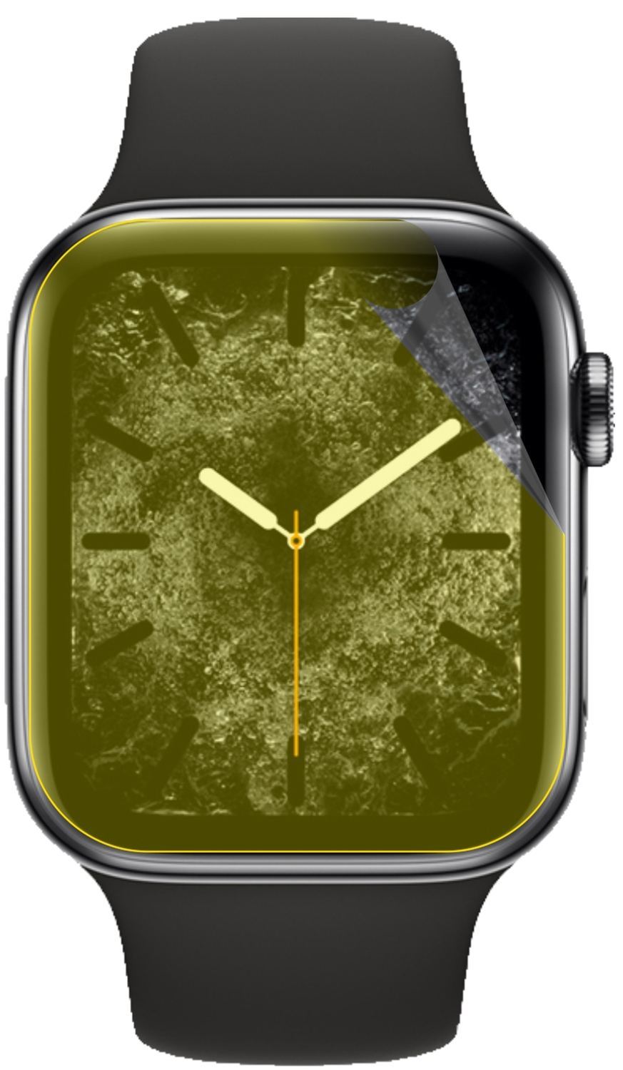 2x 3D Full Cover Schutzfolie für Apple Watch SE (4 (3)