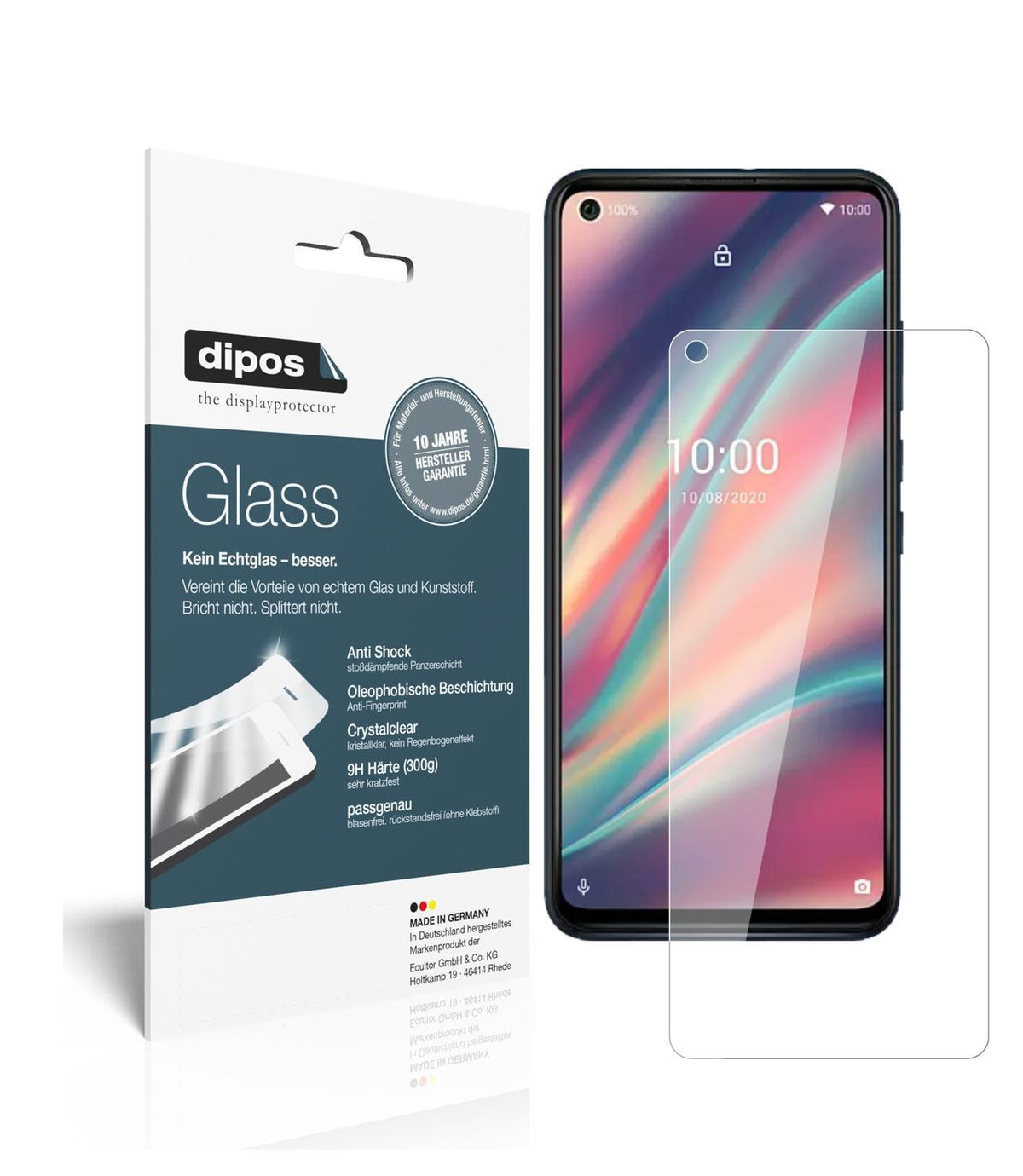 2x 9H Schutzfolie für Wiko View5 Plus Panzerfolie (1)
