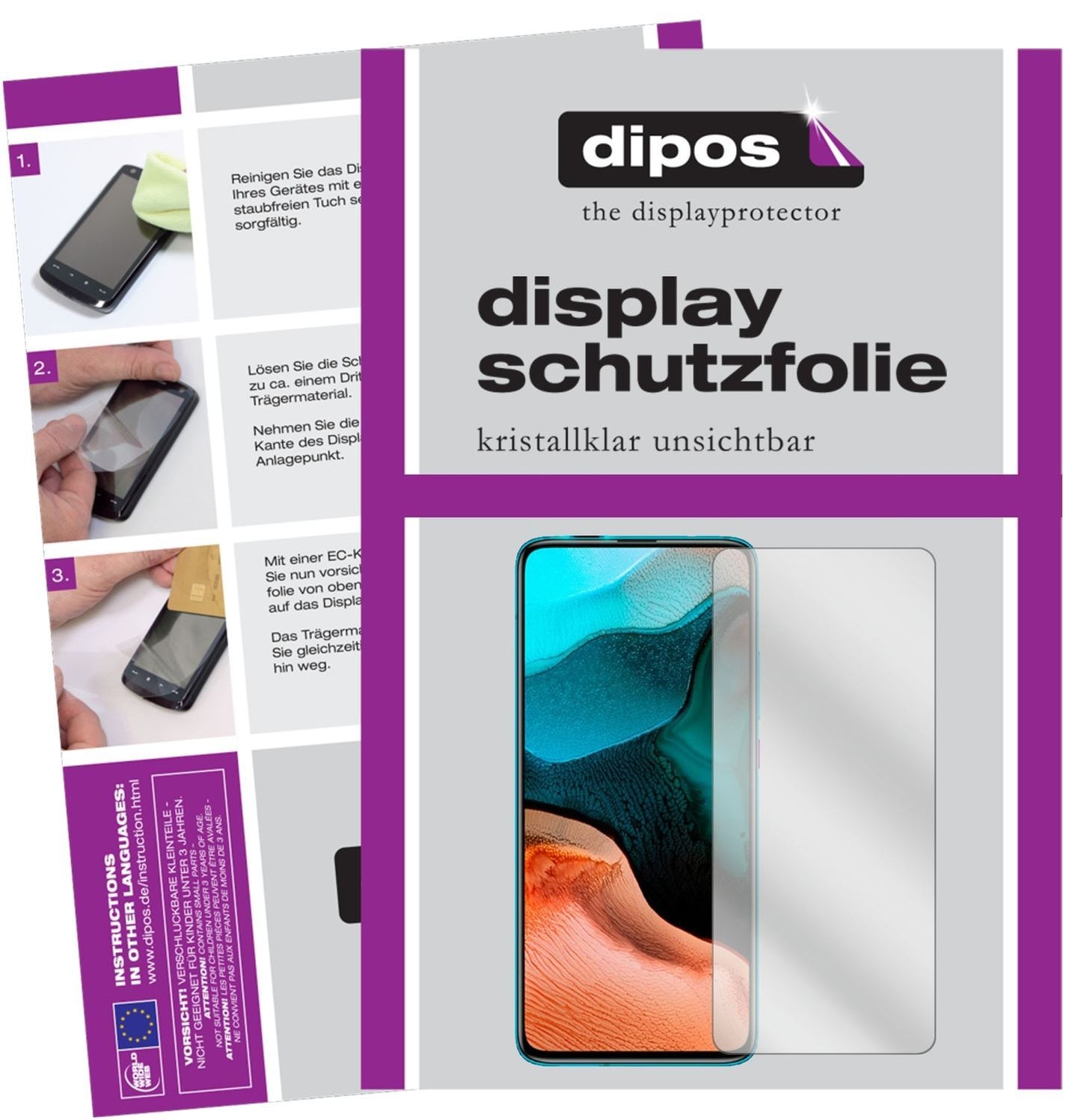 6x Schutzfolie klar für Xiaomi Redmi K30 Pro Displ (1)