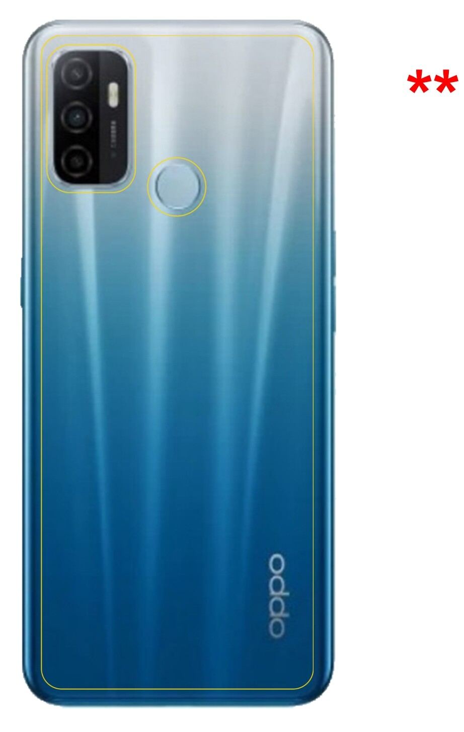 2x 9H Schutzfolie für Oppo A53 (2020) Rückseite Pa (3)