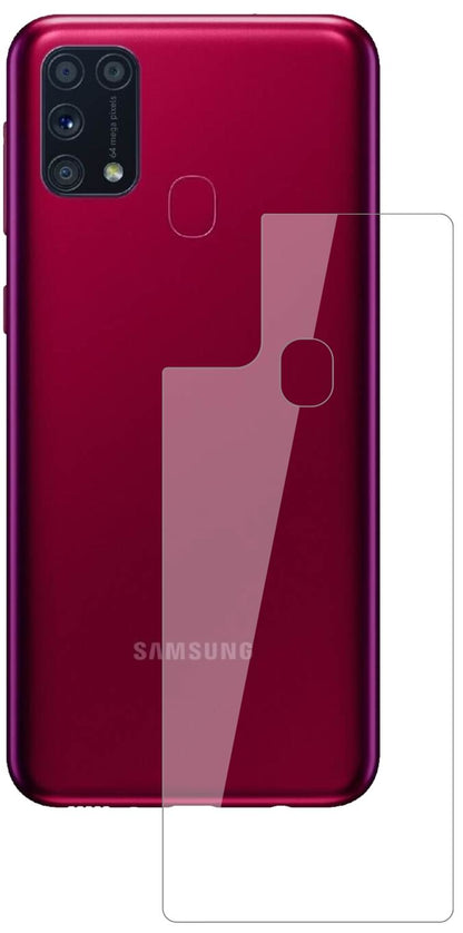 2x 9H Schutzfolie für Samsung Galaxy M31s Rückseit (2)