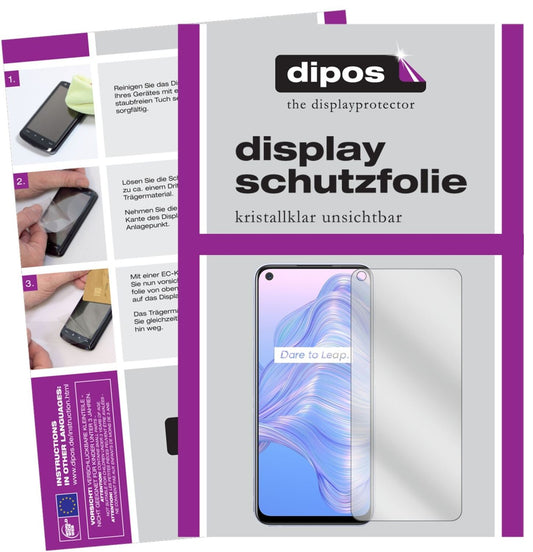 5x Schutzfolie klar für Oppo Realme V5 5G Display- (1)