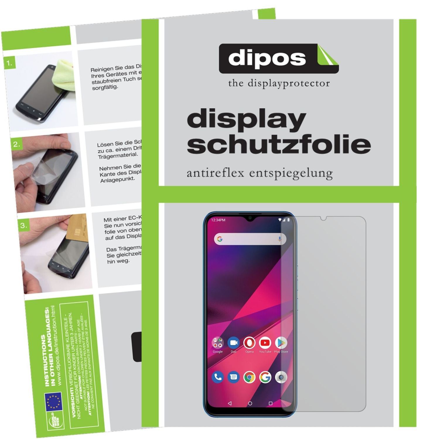 5x Schutzfolie matt für BLU G90 Display-Schutzfoli (1)