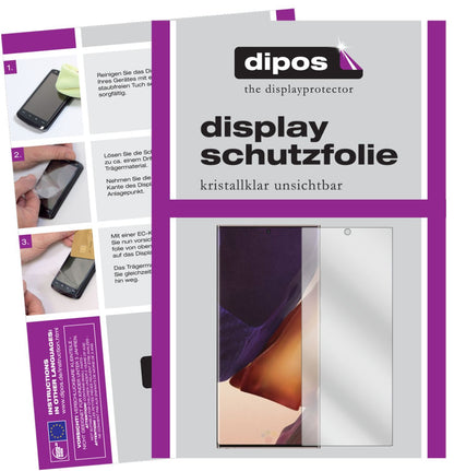 6x Schutzfolie klar für Samsung Galaxy Note 20 Dis (1)