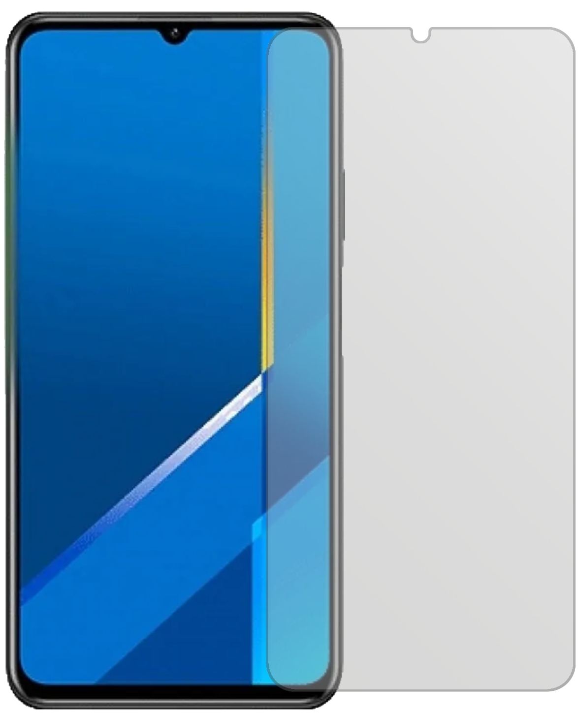 4x Schutzfolie matt für Honor X10 Max 5G Display-S (2)