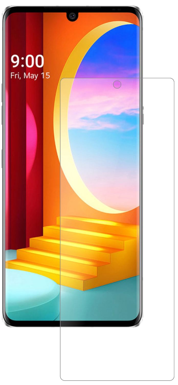1x 9H Schutzfolie matt für LG Velvet 4G Panzerfoli (2)