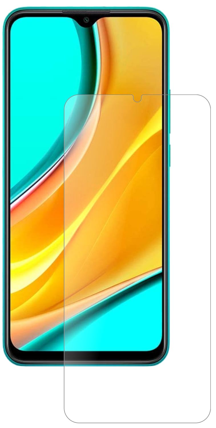 2x 9H Schutzfolie matt für Xiaomi Redmi 9 Panzerfo (2)