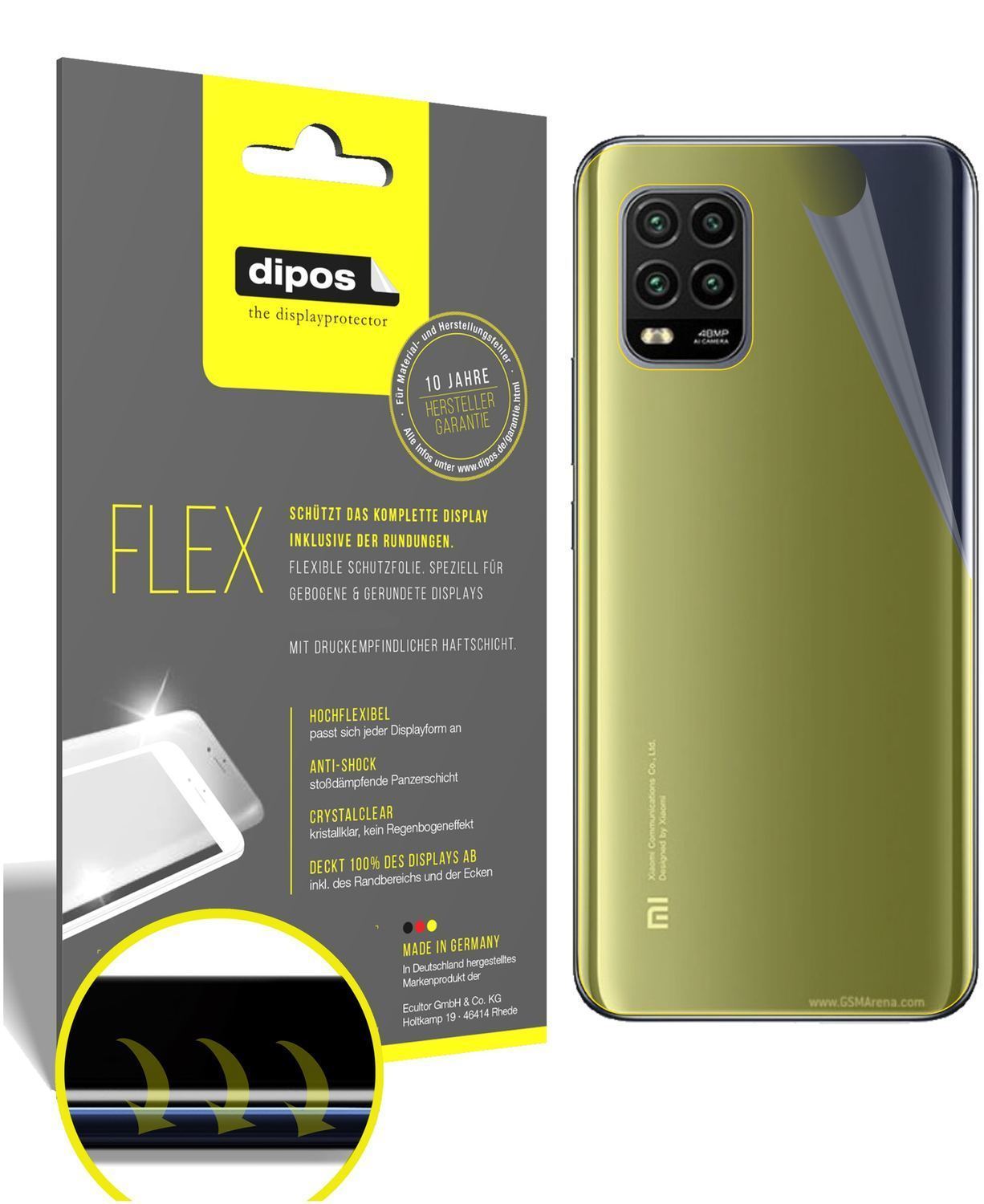 2x 3D Full Cover Schutzfolie für Xiaomi Mi 10 Lite (1)