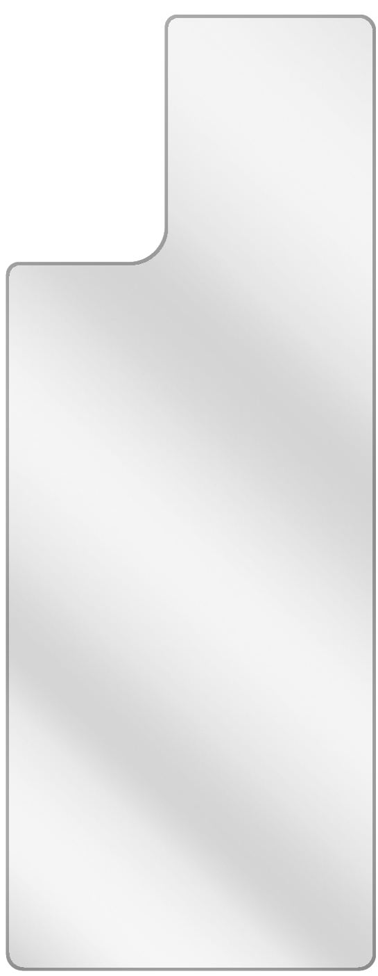 1x Schutzfolie klar für Xiaomi Mi 10 Lite 5G Rücks (3)