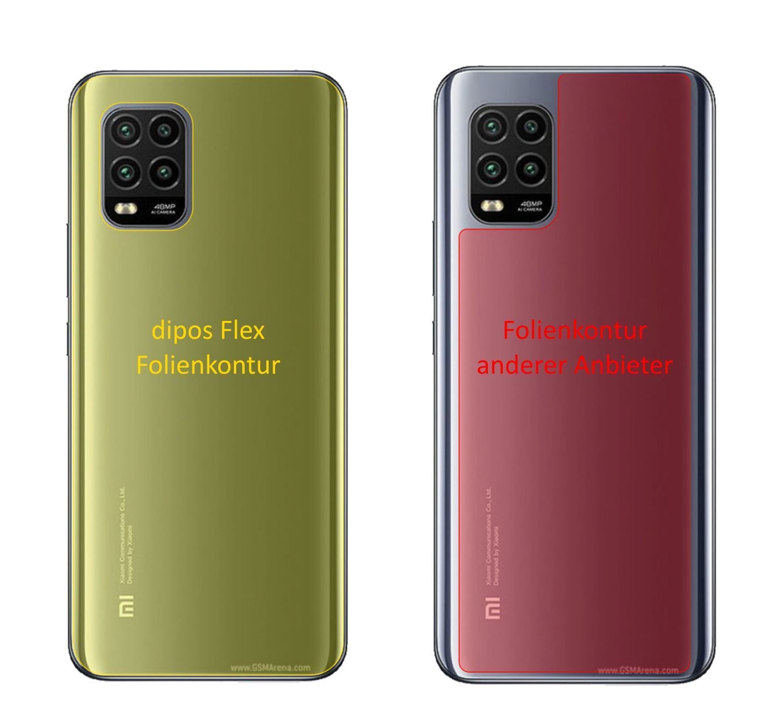 3x 3D Full Cover Schutzfolie für Xiaomi Mi 10 Lite (2)