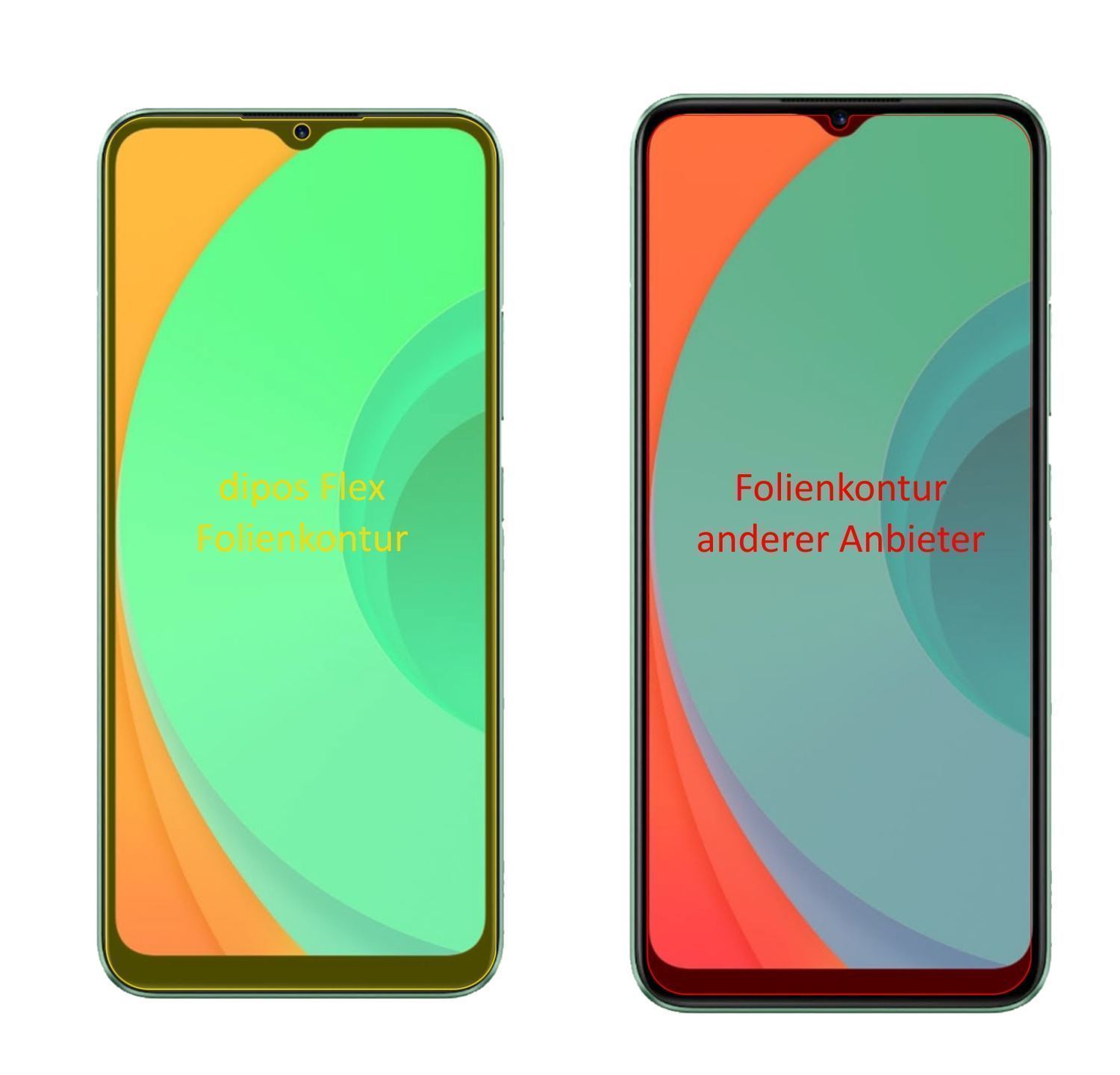 2x 3D Full Cover Schutzfolie für Oppo Realme C11 (2)