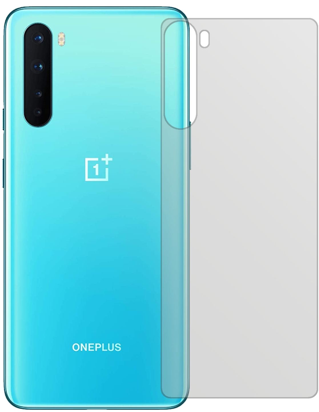 5x Schutzfolie matt für OnePlus Nord Rückseite Dis (2)