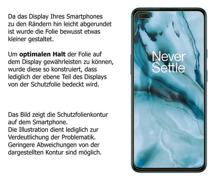 2x 9H Schutzfolie für OnePlus Nord Panzerfolie (3)