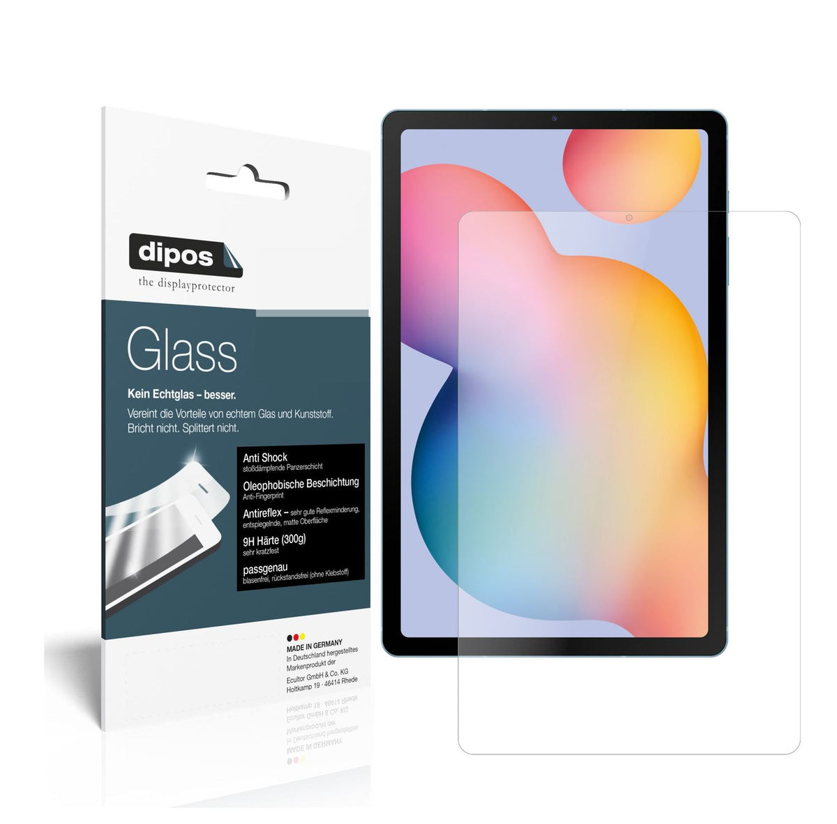 2x 9H Schutzfolie matt für Samsung Galaxy Tab S6 L (1)