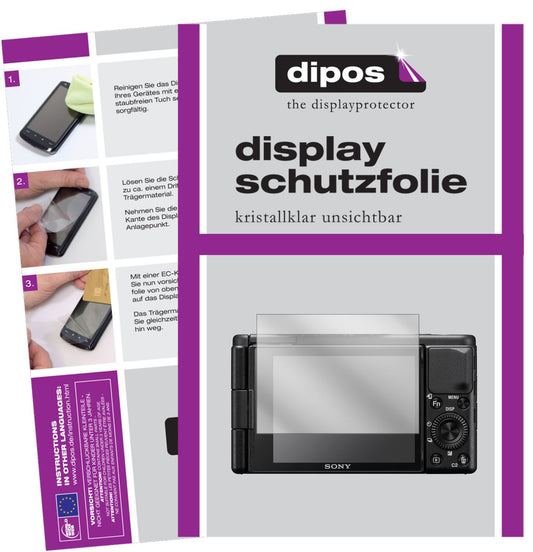 2x Schutzfolie klar für Sony ZV-1 Display-Schutzfo (1)