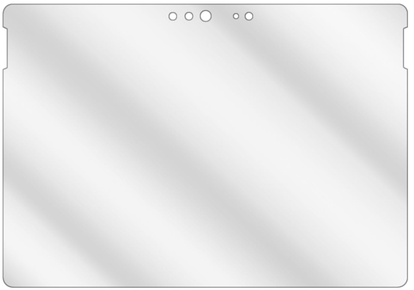 1x Schutzfolie klar für Microsoft Surface Go 2 Dis (3)