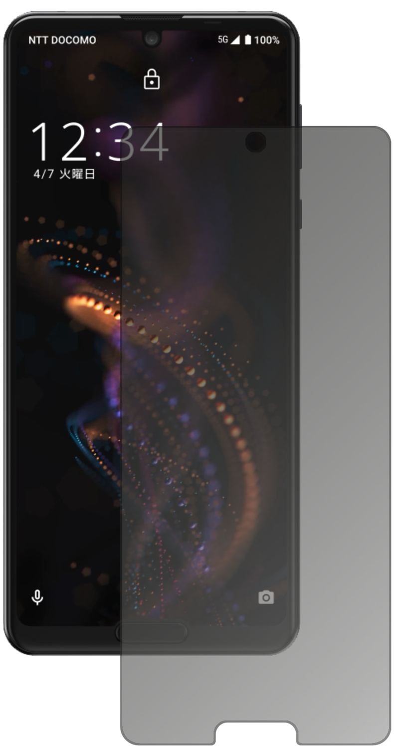 Blickschutzfolie für Sharp Aquos R5G matt Schutzfo (2)