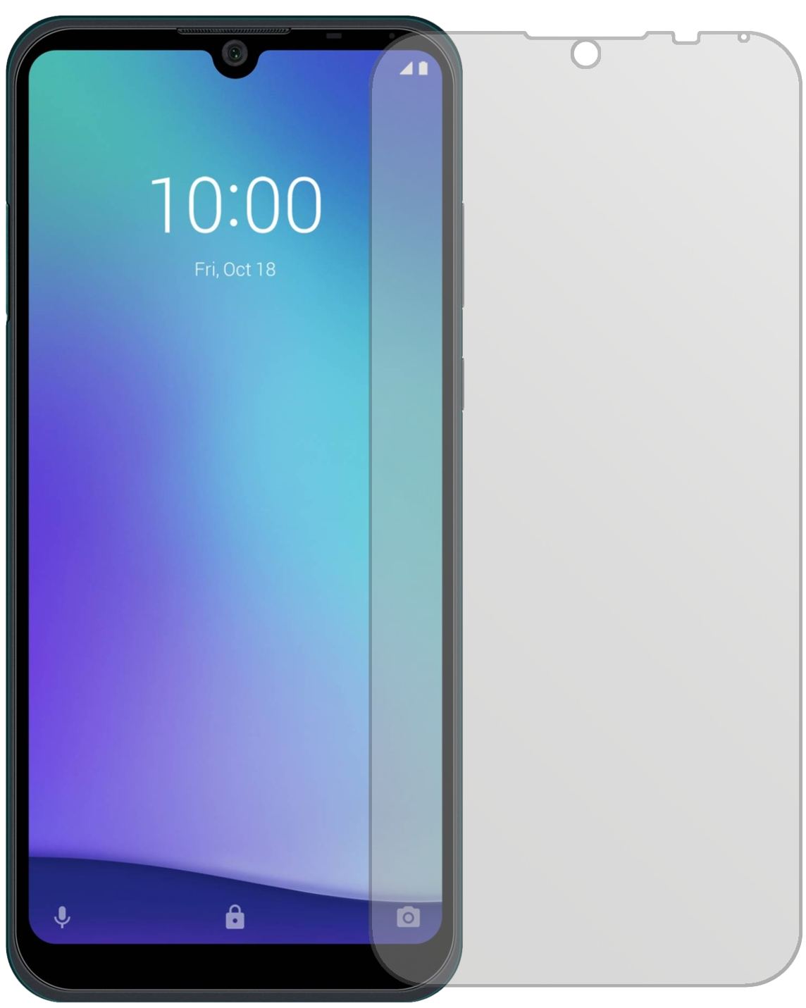 1x Schutzfolie matt für ZTE Blade A5 (2020) Displa (2)