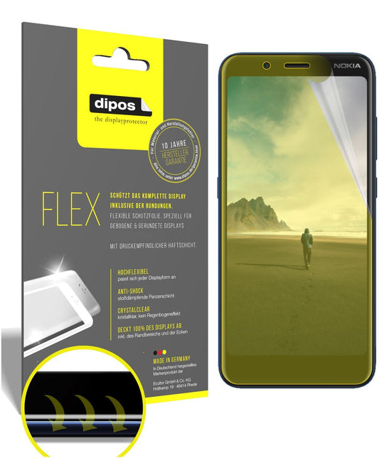 3x 3D Full Cover Schutzfolie für Nokia C2 Tava (1)