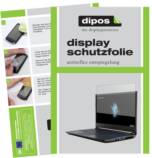 2x Schutzfolie matt für Medion Erazer P15609 Displ (1)