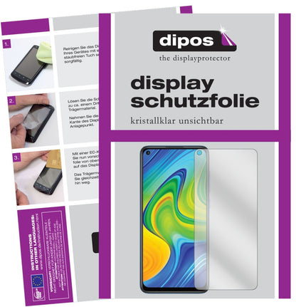 6x Schutzfolie klar für Xiaomi Redmi Note 9 Displa (1)