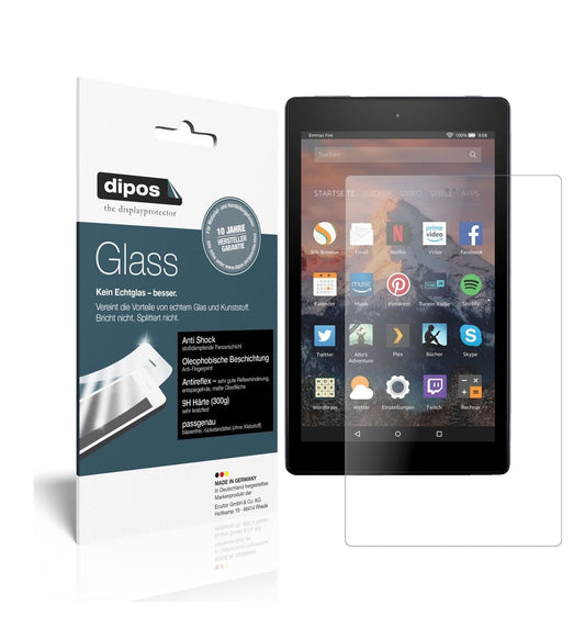 1x 9H Schutzfolie matt für Amazon Fire HD 8 Plus ( (1)