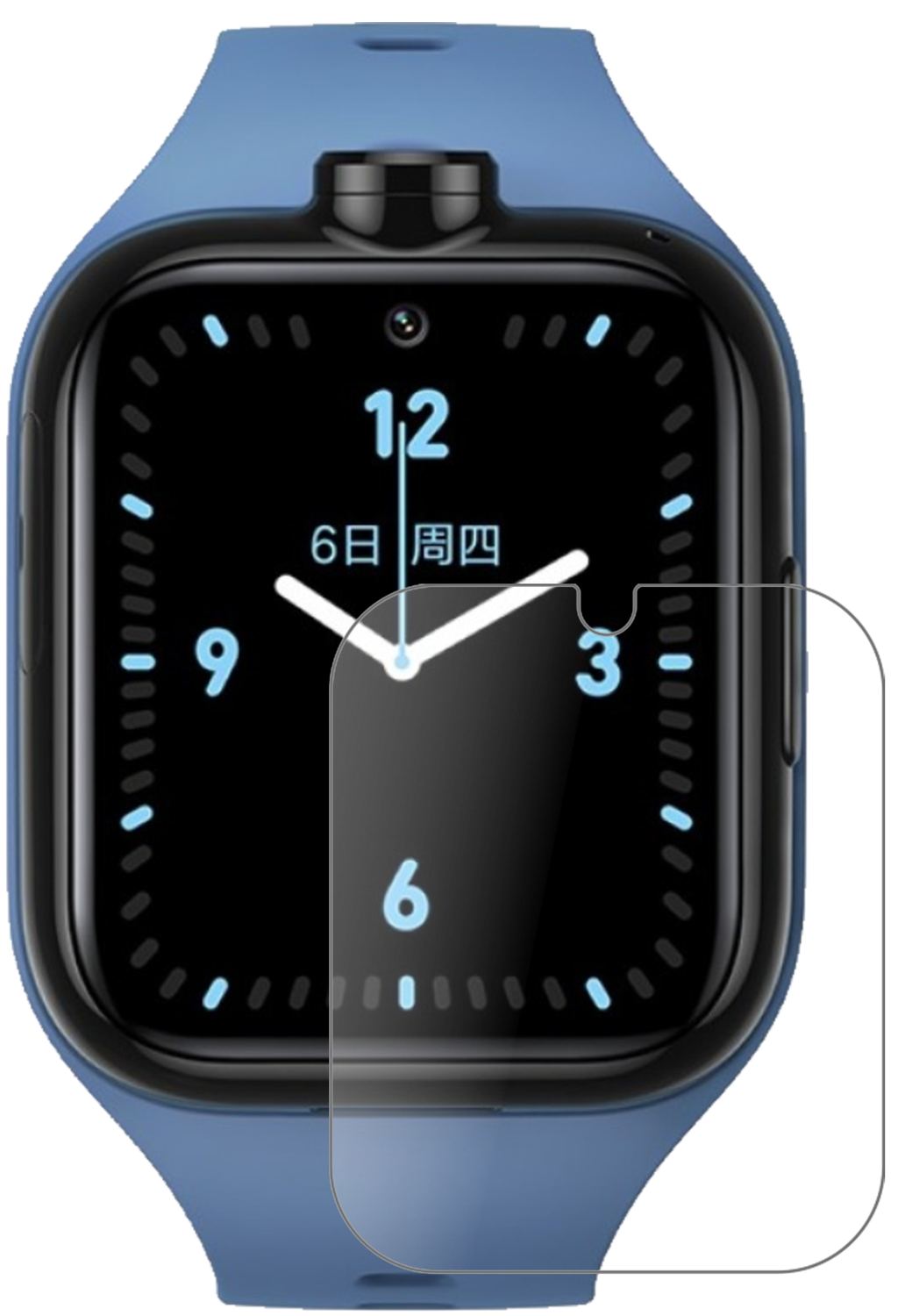 2x 9H Schutzfolie matt für Xiaomi Mi Kids Watch 4  (2)