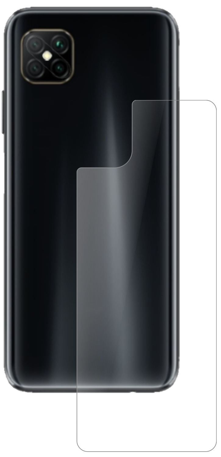 1x 9H Schutzfolie matt für Oppo A92s Rückseite Pan (2)
