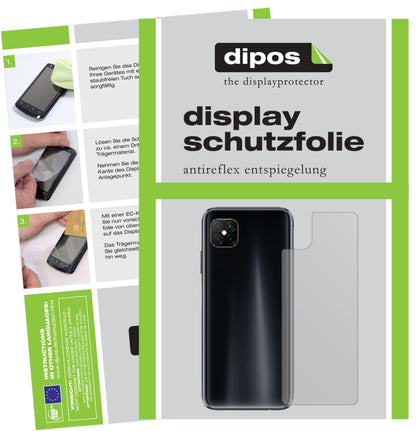 1x Schutzfolie matt für Oppo A92s Rückseite Displa (1)