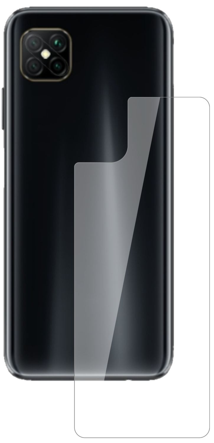 2x 9H Schutzfolie für Oppo A92s Rückseite Panzerfo (2)