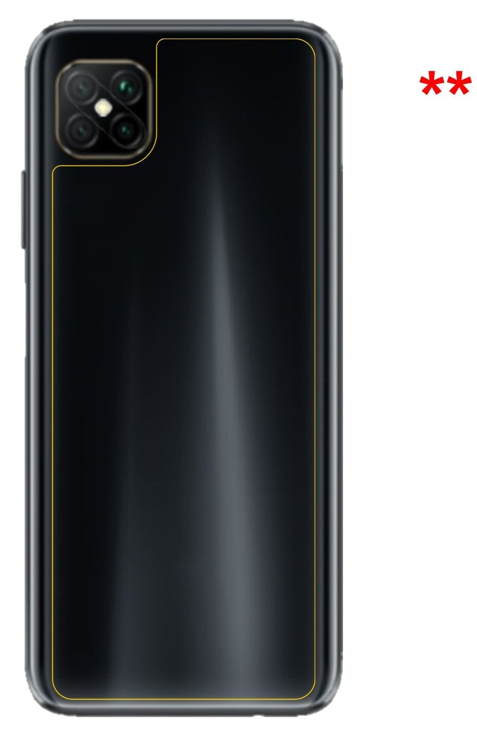 2x 9H Schutzfolie für Oppo A92s Rückseite Panzerfo (3)