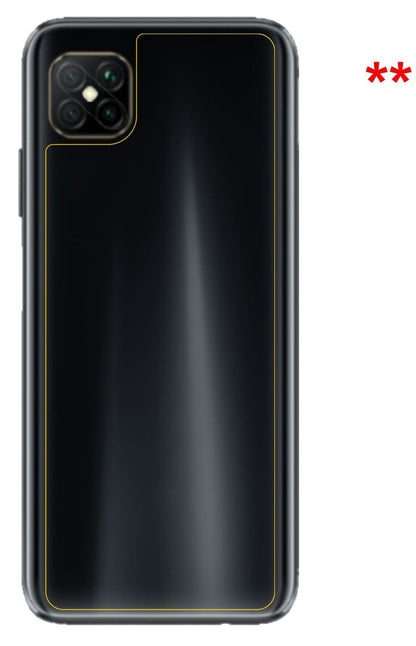 2x 9H Schutzfolie für Oppo A92s Rückseite Panzerfo (3)