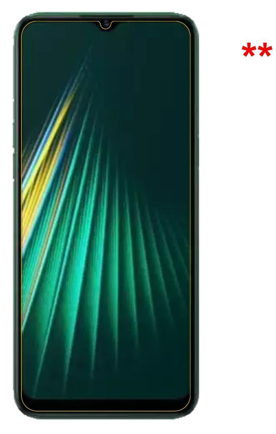 2x 9H Schutzfolie matt für Oppo Realme 5i Panzerfo (3)
