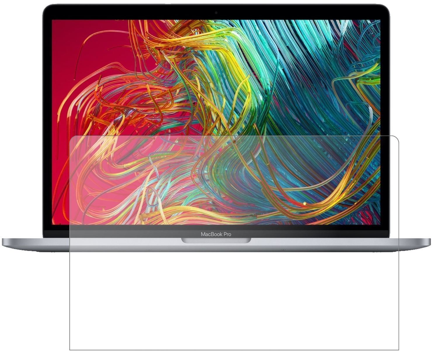 1x 9H Schutzfolie matt für Apple MacBook Pro 13 Zo (2)