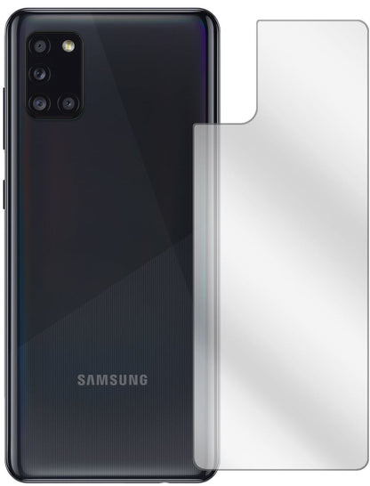 1x Schutzfolie klar für Samsung Galaxy A31 Rücksei (2)