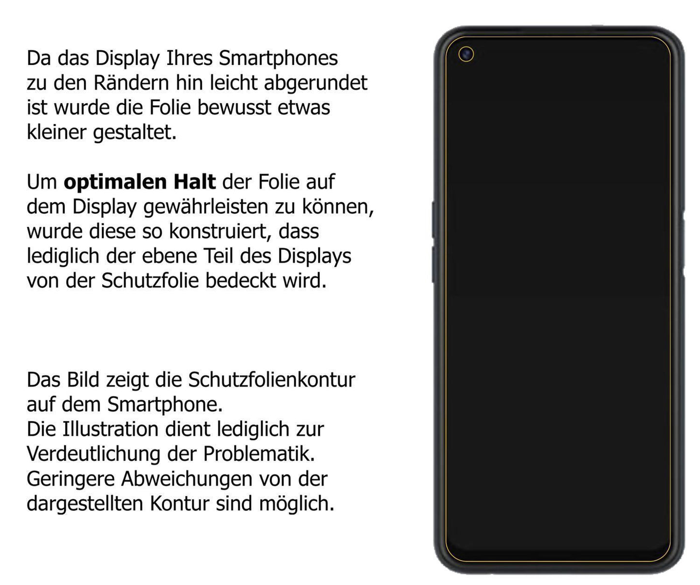 1x 9H Schutzfolie matt für Oppo A52 Panzerfolie (3)