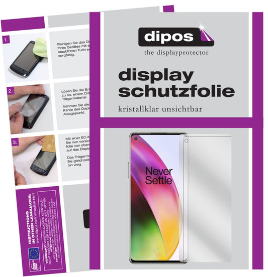 6x Schutzfolie klar für OnePlus 8 Display-Schutzfo (1)