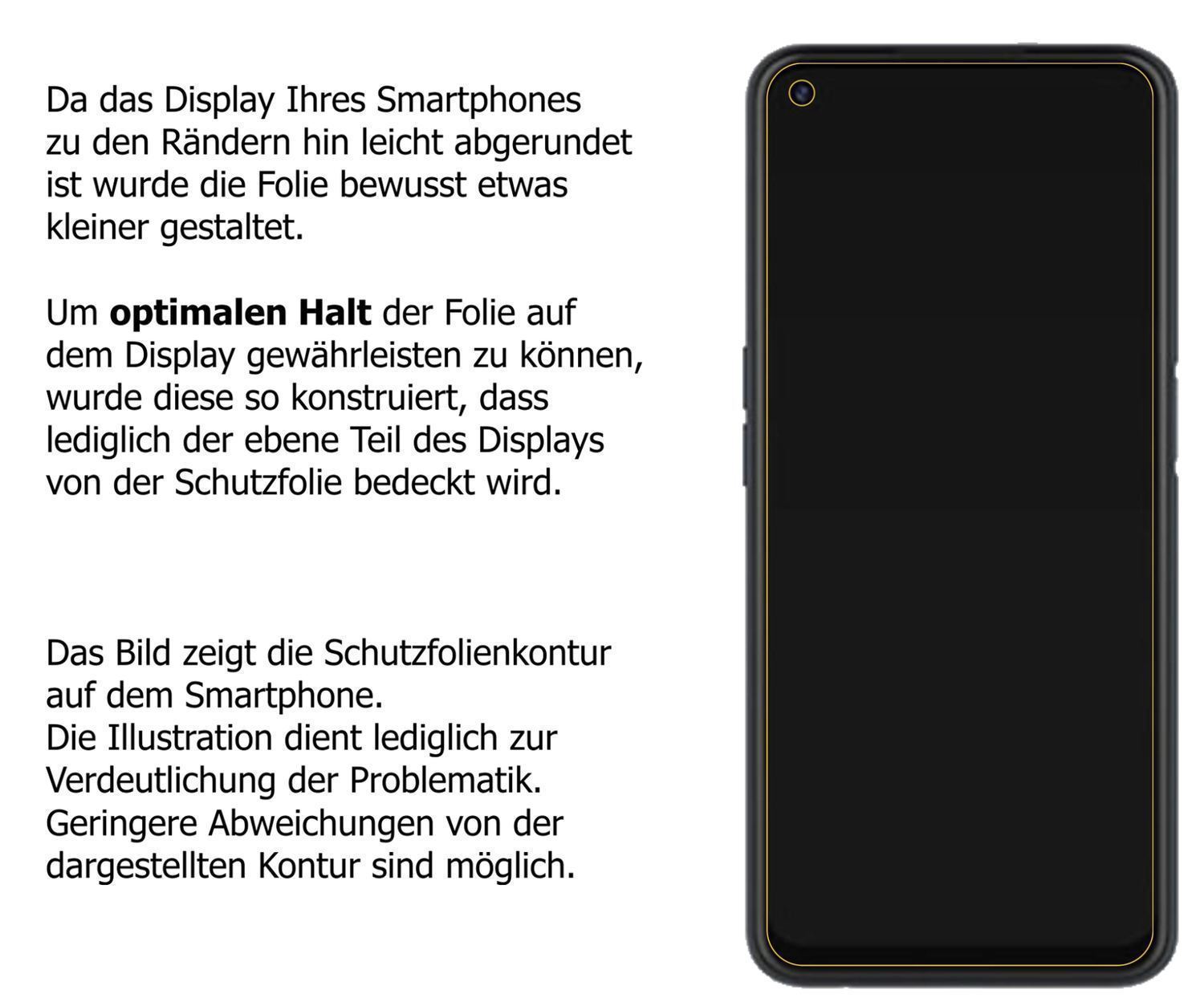 1x 9H Schutzfolie matt für Oppo A72 Panzerfolie (3)
