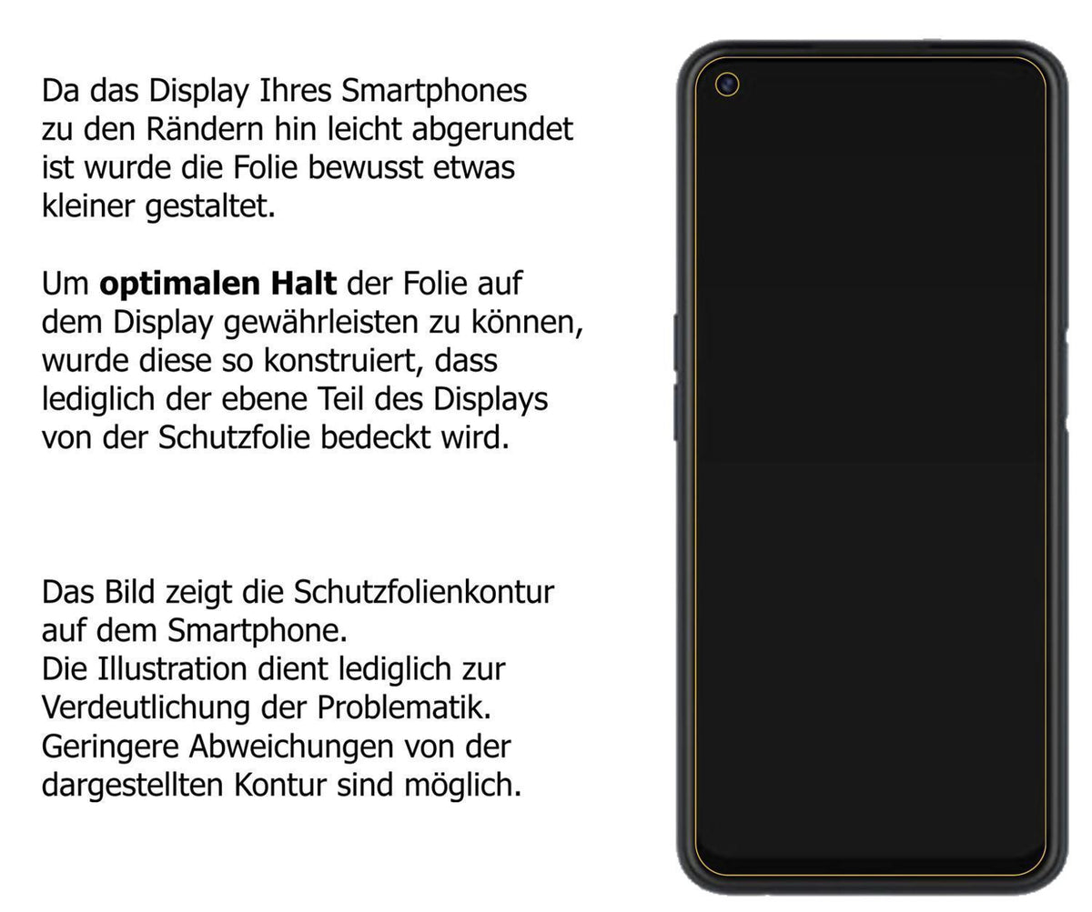 2x 9H Schutzfolie matt für Oppo A72 Panzerfolie (3)
